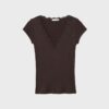 V-Neck Lace Short Sleeve T-Shirt V-Neck Lace Short Sleeve T-Shirt