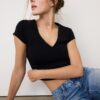 V-Neck Short Sleeve T-Shirt V-Neck Short Sleeve T-Shirt