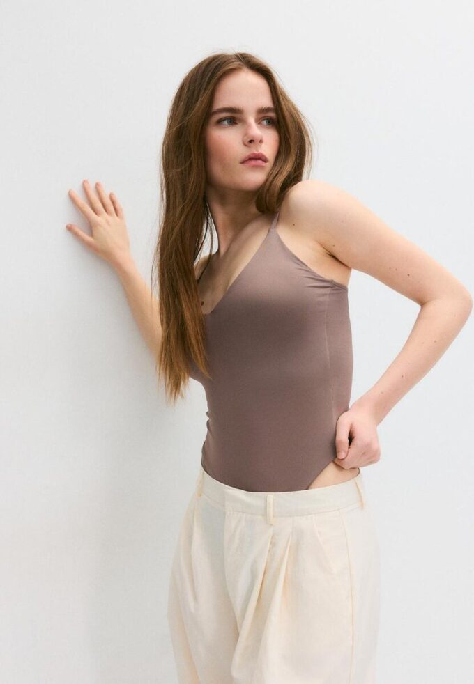 V-Neck Strappy Bodysuit V-Neck Strappy Bodysuit