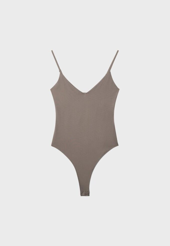V-Neck Strappy Bodysuit V-Neck Strappy Bodysuit