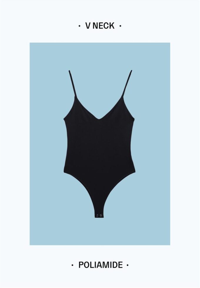 V-Neck Strappy Bodysuit V-Neck Strappy Bodysuit