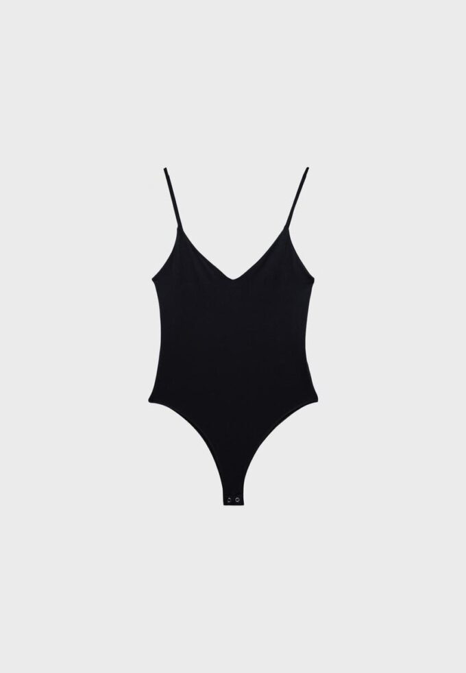 V-Neck Strappy Bodysuit V-Neck Strappy Bodysuit
