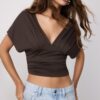 V-Neck Top with Sash