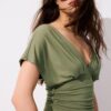 V-Neck Top with Sash