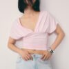 V-Neck Top with Sash