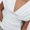 V-Neck Top with Sash