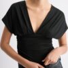 V-Neck Top with Sash