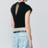 V-Neck Top with Sash