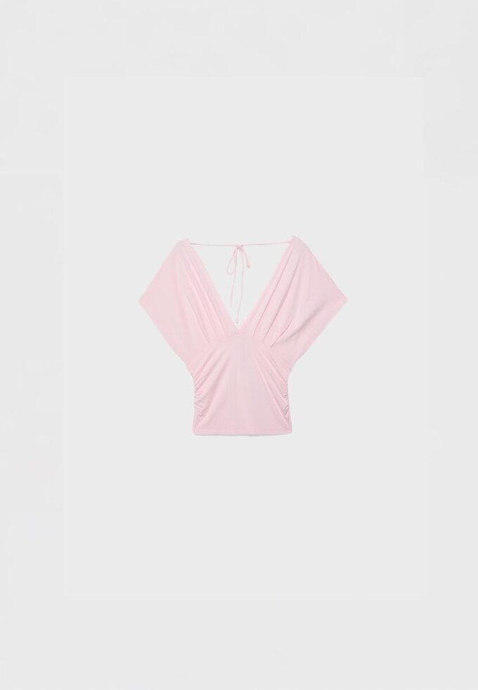 V-Neck Top with Sash