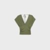 V-Neck Top with Sash