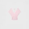 V-Neck Top with Sash
