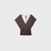 V-Neck Top with Sash