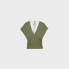 V-Neck Top with Sash