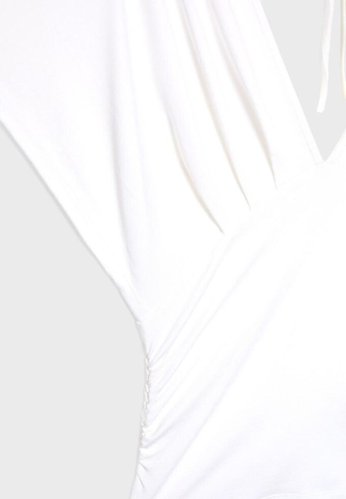 V-Neck Top with Sash