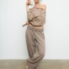 Washed Effect Straight-Leg Jogger Trousers Washed Effect Straight-Leg Jogger Trousers