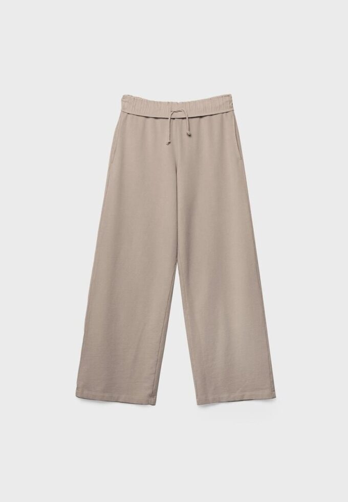Washed Effect Straight-Leg Jogger Trousers Washed Effect Straight-Leg Jogger Trousers