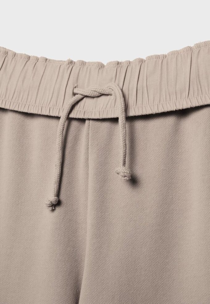 Washed Effect Straight-Leg Jogger Trousers Washed Effect Straight-Leg Jogger Trousers