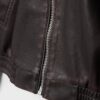 Washed Leather Effect Oversize Jacket Washed Leather Effect Oversize Jacket
