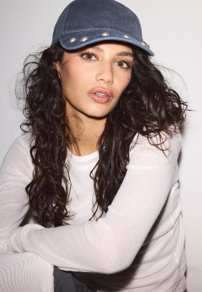 Washed Studded Cap