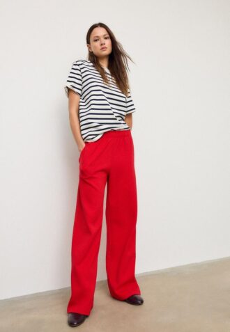 Wide-Leg Jogger Trousers