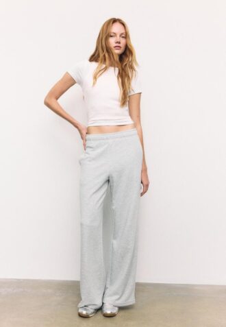 Wide-Leg Jogger Trousers