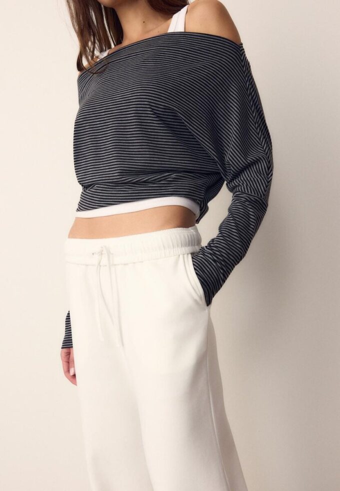 Wide-Leg Jogger Trousers Wide-Leg Jogger Trousers