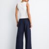 Wide-Leg Linen-Effect Trousers Wide-Leg Linen-Effect Trousers
