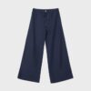 Wide-Leg Linen-Effect Trousers Wide-Leg Linen-Effect Trousers
