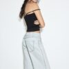 Wide-Leg Loose Studded Jeans Wide-Leg Loose Studded Jeans