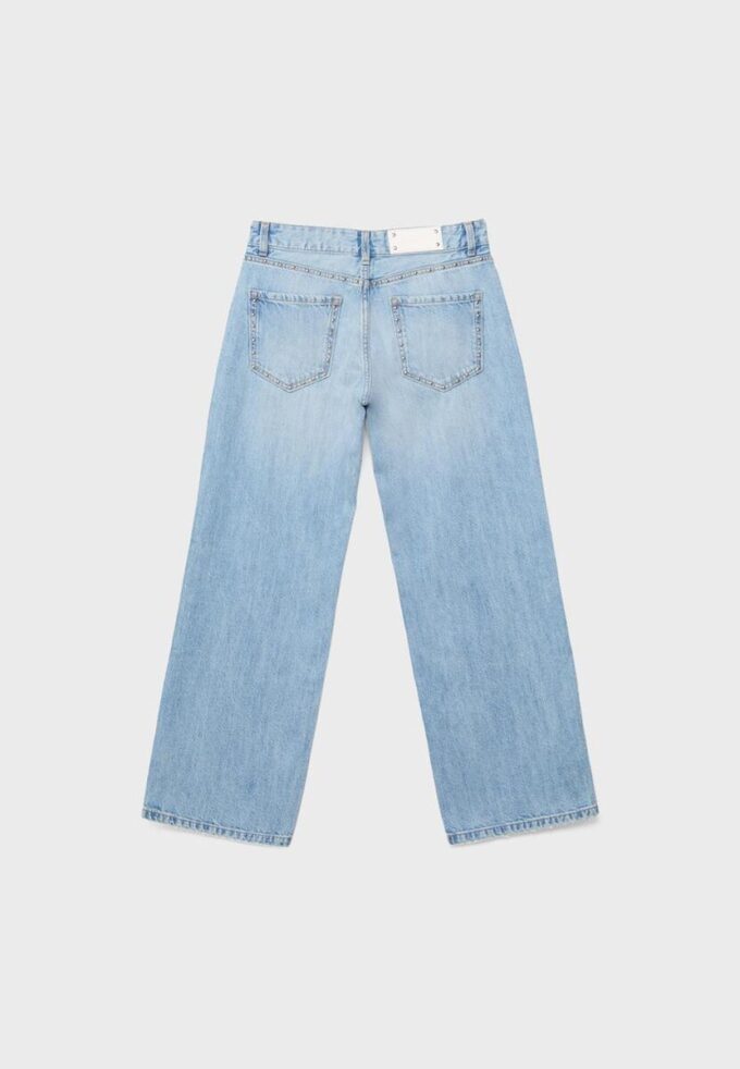 Wide-Leg Loose Studded Jeans Wide-Leg Loose Studded Jeans