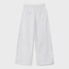 Wide-Leg Plush Trousers with Trim Detail Wide-Leg Plush Trousers with Trim Detail