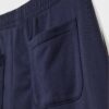 Wide-Leg Plush Trousers with Trim Detail Wide-Leg Plush Trousers with Trim Detail