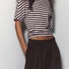 Wide-Leg Tailored Trousers with Darts Wide-Leg Tailored Trousers with Darts