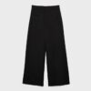 Wide-Leg Tailored Trousers with Darts Wide-Leg Tailored Trousers with Darts