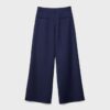 Wide-Leg Tailored Trousers with Darts Wide-Leg Tailored Trousers with Darts