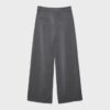 Wide-Leg Tailored Trousers with Darts Wide-Leg Tailored Trousers with Darts