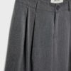 Wide-Leg Tailored Trousers with Darts Wide-Leg Tailored Trousers with Darts