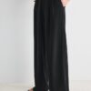 Wide-Leg Trousers with Buckle Detail Wide-Leg Trousers with Buckle Detail