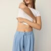 Wide-Leg Trousers with Buckle Detail Wide-Leg Trousers with Buckle Detail
