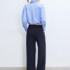 Wide-Leg Trousers with Buckle Detail Wide-Leg Trousers with Buckle Detail