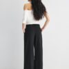 Wide-Leg Trousers with Buckle Detail Wide-Leg Trousers with Buckle Detail
