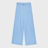 Wide-Leg Trousers with Buckle Detail Wide-Leg Trousers with Buckle Detail