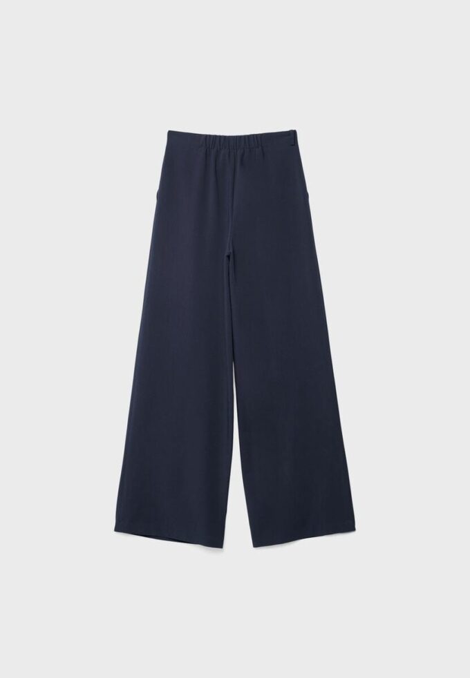 Wide-Leg Trousers with Buckle Detail Wide-Leg Trousers with Buckle Detail