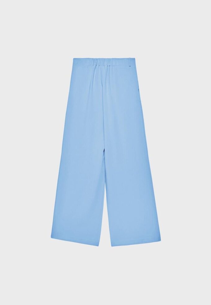 Wide-Leg Trousers with Buckle Detail Wide-Leg Trousers with Buckle Detail