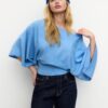 Wide Sleeve Knit Sweater Wide Sleeve Knit Sweater