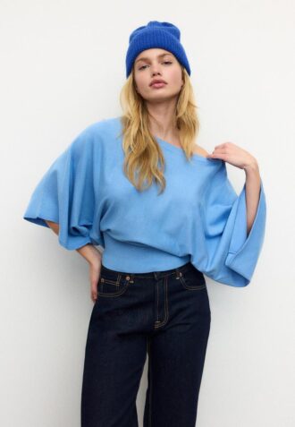 Wide Sleeve Knit Sweater