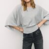 Wide Sleeve Knit Sweater Wide Sleeve Knit Sweater