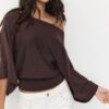 Wide Sleeve Knit Sweater Wide Sleeve Knit Sweater