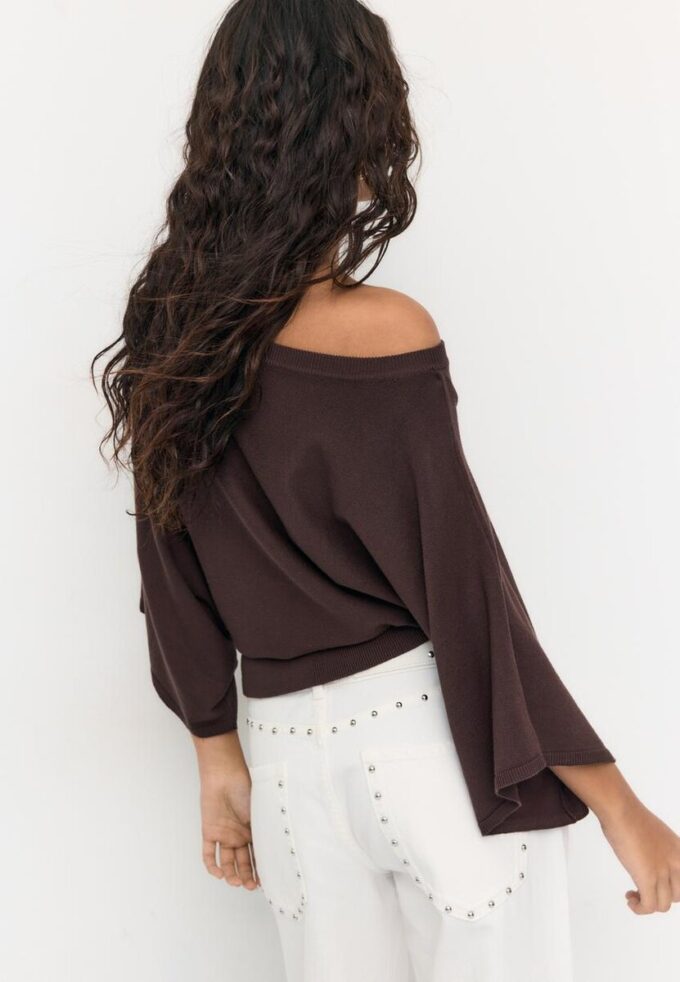 Wide Sleeve Knit Sweater Wide Sleeve Knit Sweater