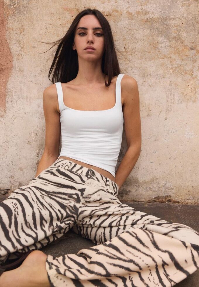 Wide Strap Top